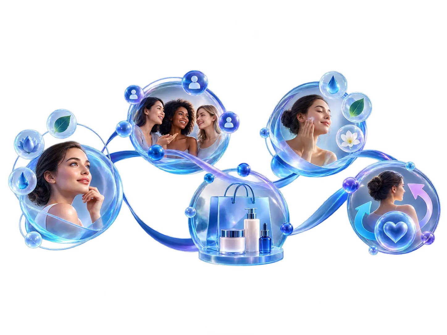 Connected consumer relationships across discovery, purchase and engagement