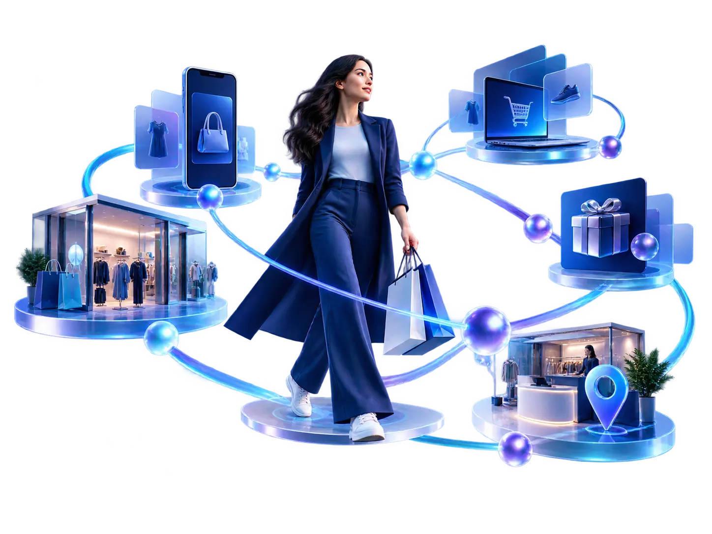 Connected digital commerce and customer touchpoints