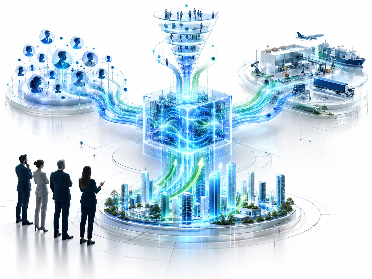 Business signals connected into a data-driven decision and growth system